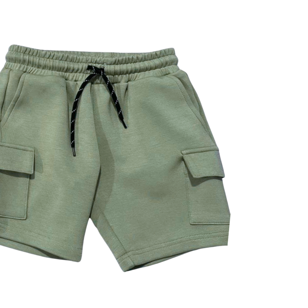 LUXE Cargo Shorts (Sage)