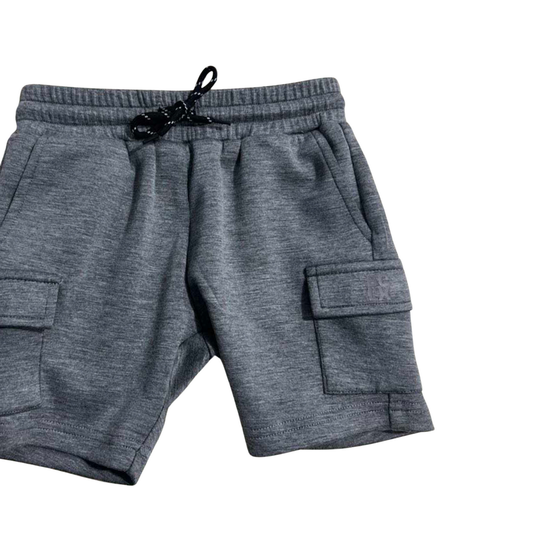 LUXE Cargo Shorts (Stone Gray)