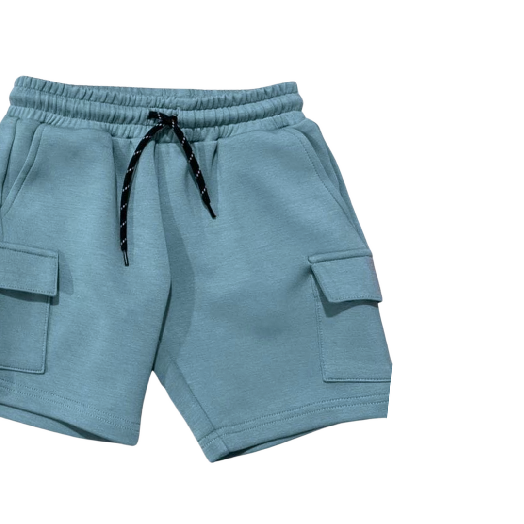 LUXE Cargo Shorts (Baby Blue)
