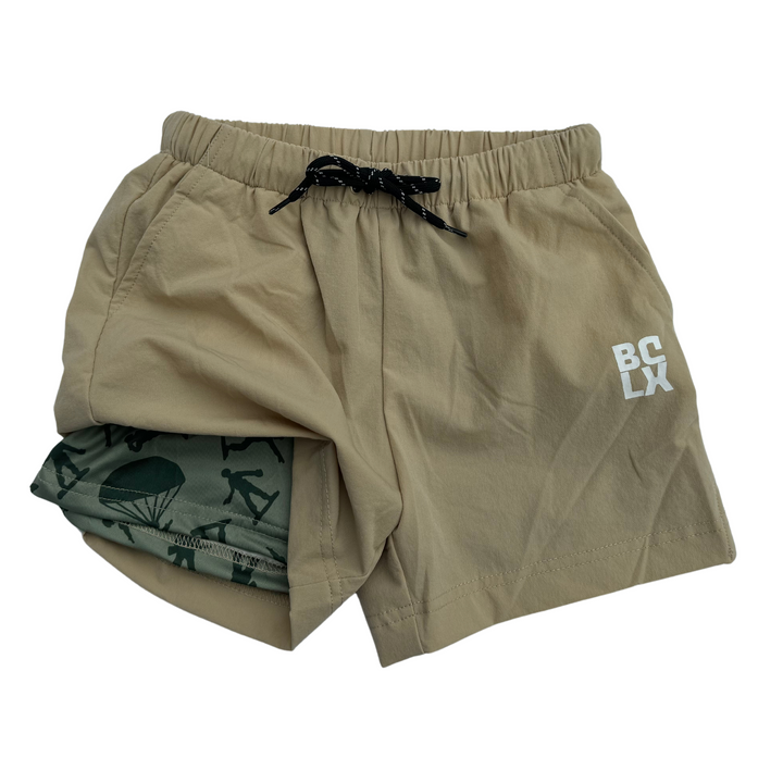 Khaki + Army Men Hybrid Shorts (2024)