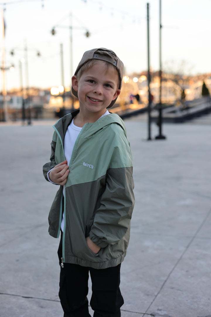 Salt + Sage Windbreaker