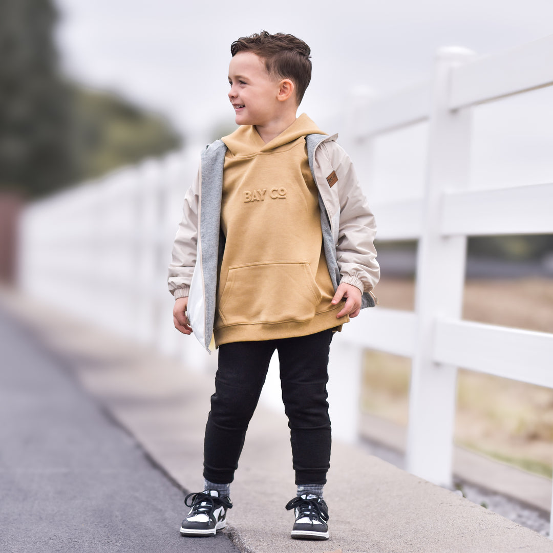 Silky Embossed Hoodie