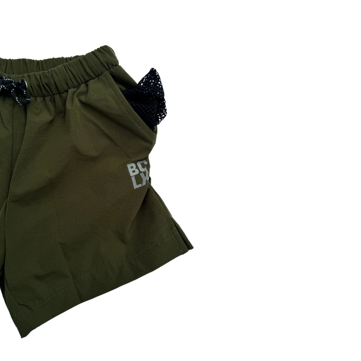 Olive + Summertime Vibes Hybrid Shorts