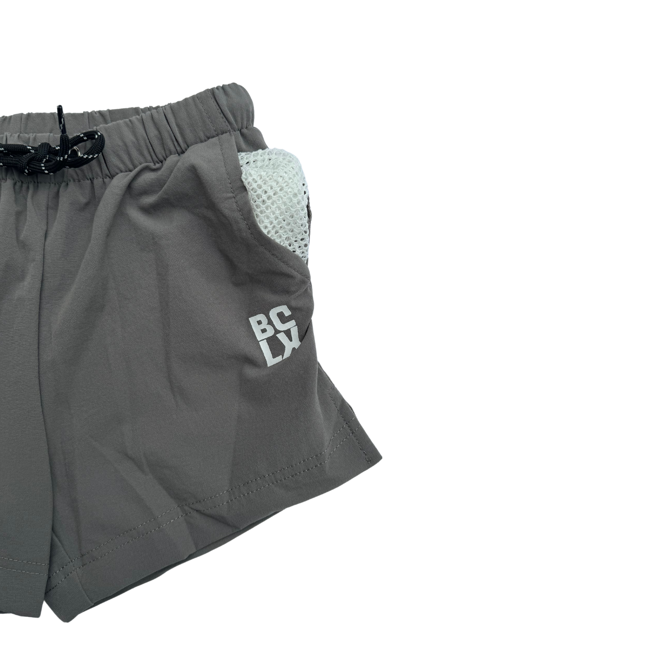 Gray + Mama Hearts Hybrid Shorts