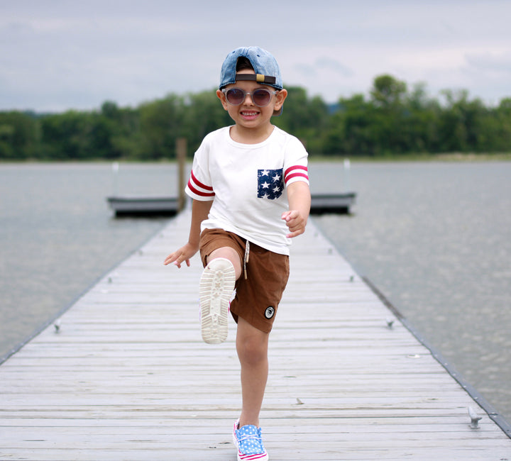 Camel Cord Shorts