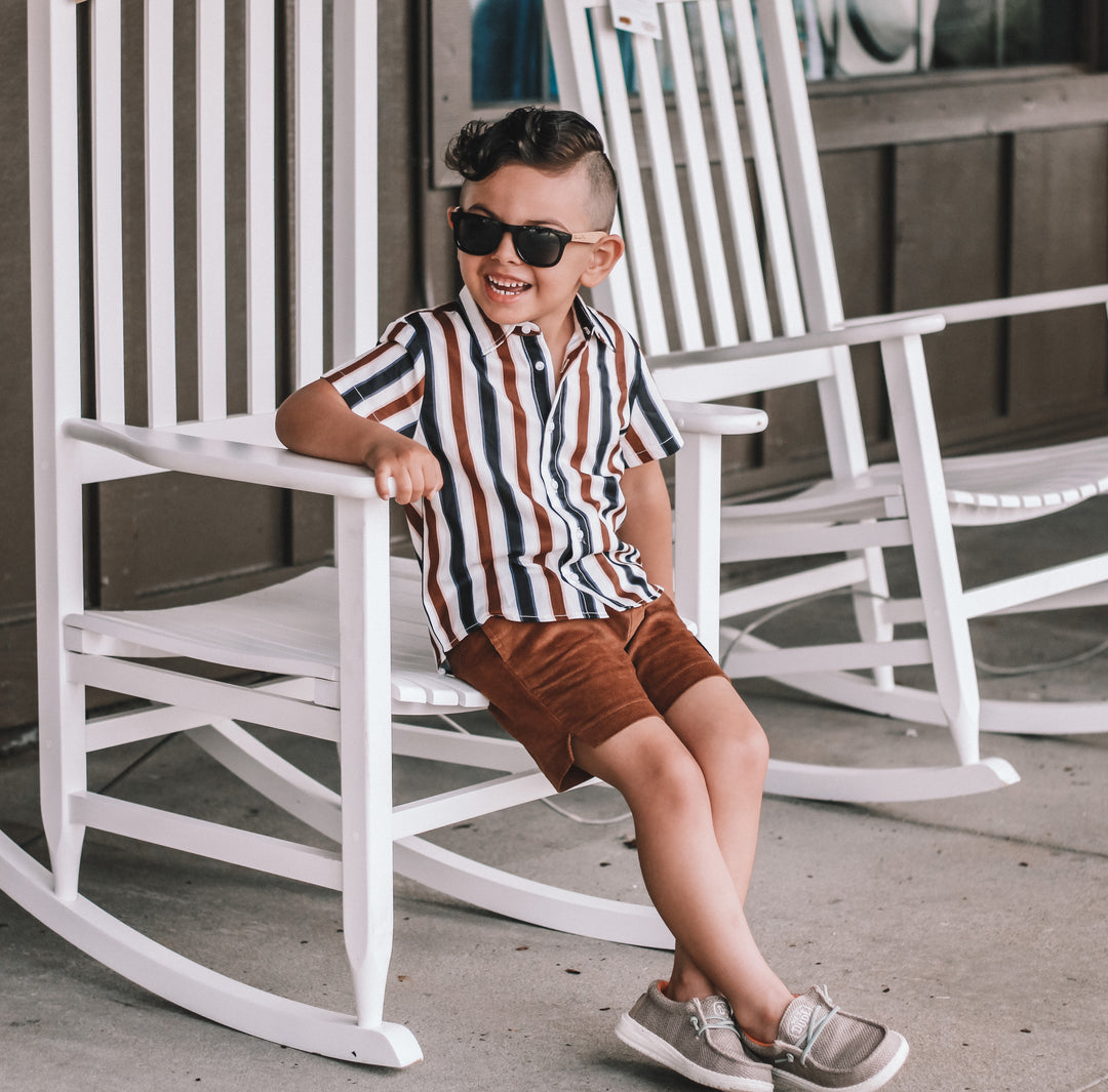 Camel Cord Shorts