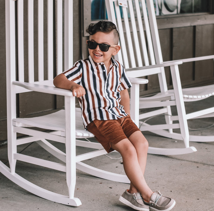 Camel Cord Shorts