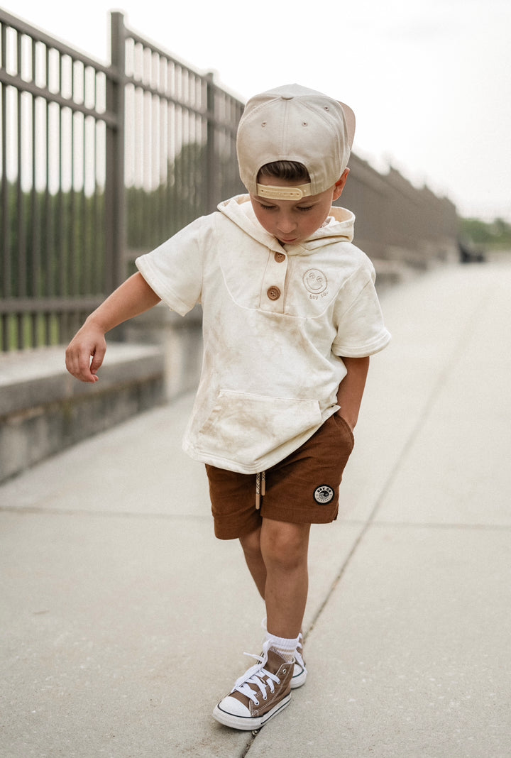 Camel Cord Shorts