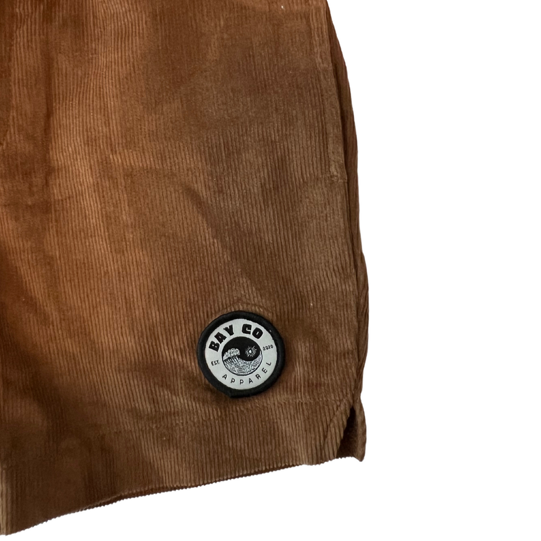 Camel Cord Shorts