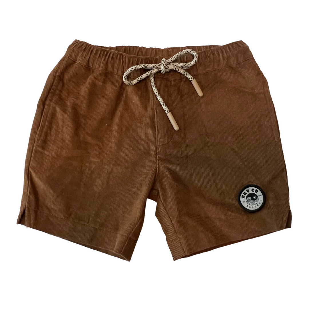 Camel Cord Shorts